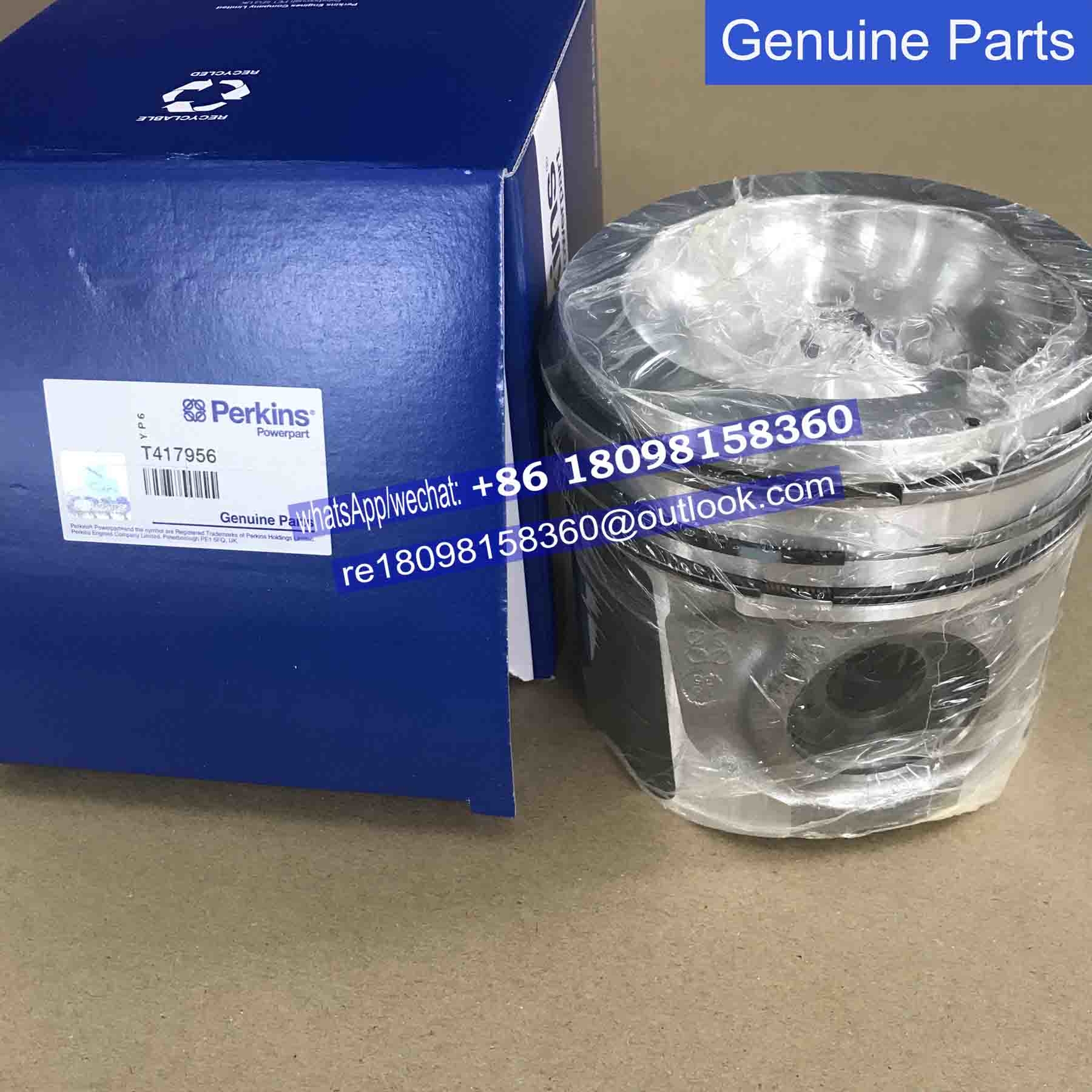 T417956 Original/genuine Perkins Piston kit with ring for CAT Caterpillar 320D2 323D2 324D2 326D2 C7.1 Engine parts