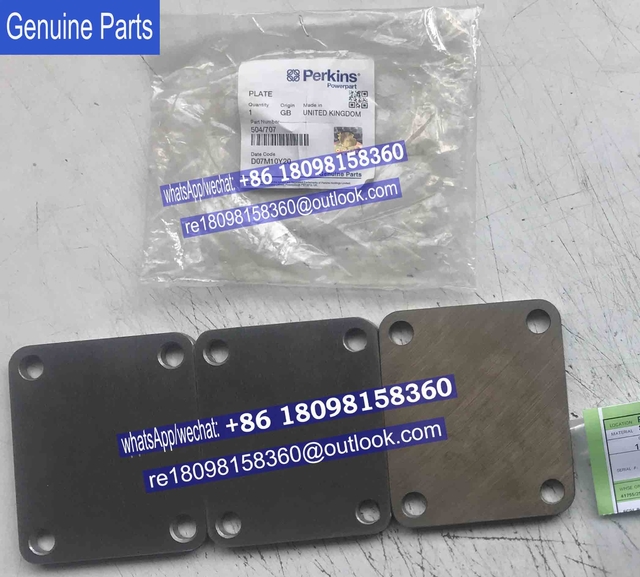 504/707 Genuine Perkins Plate for 4006 4008 4012 4016 engine spare parts