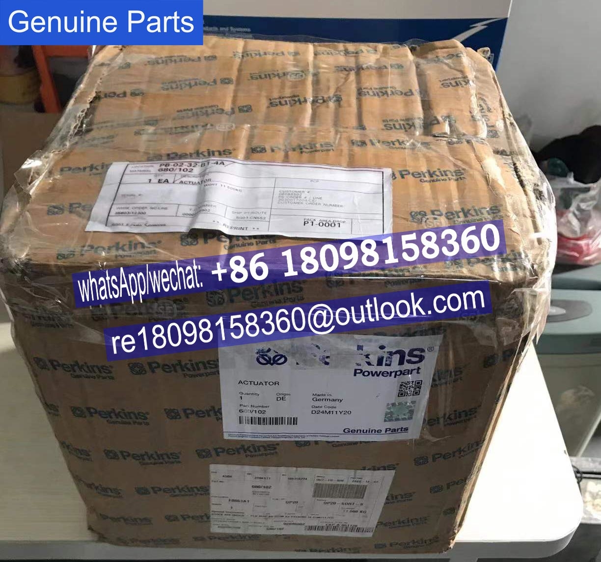 680/102 Genuine Perkins HEINZMANN Actuator for 4000 FG WILSON Dorman generator parts